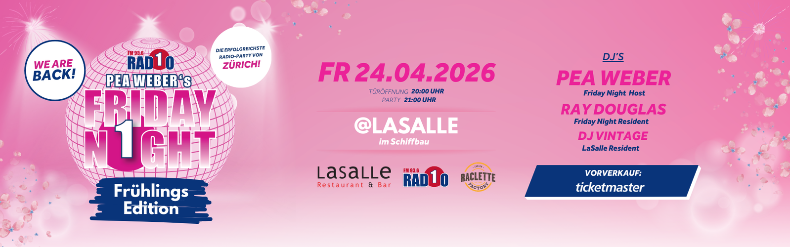 Pea Weber’s Friday Night Party - Frühlings Edition!